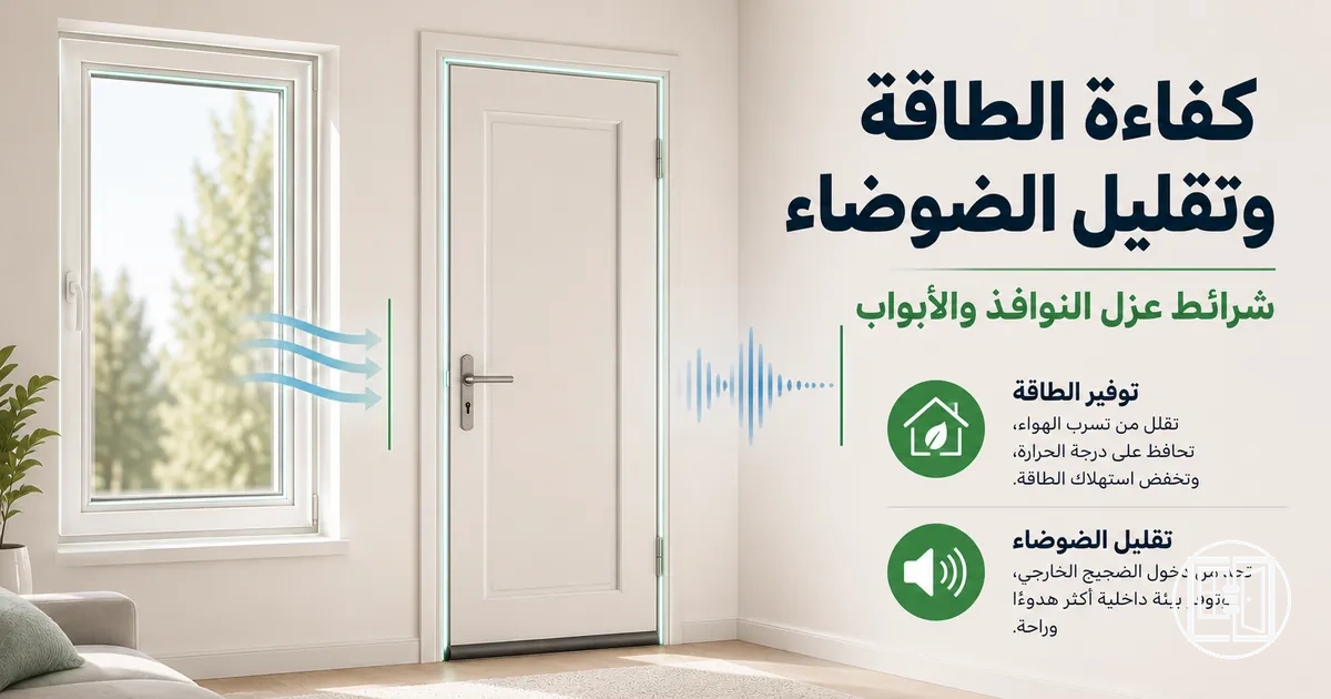 فوائد كفاءة الطاقة وتقليل الضوضاء باستخدام شرائط عزل النوافذ والأبواب داخل المنازل