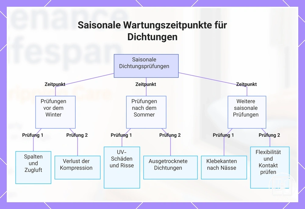 Saisonale Wartungszeitpunkte für Dichtungen