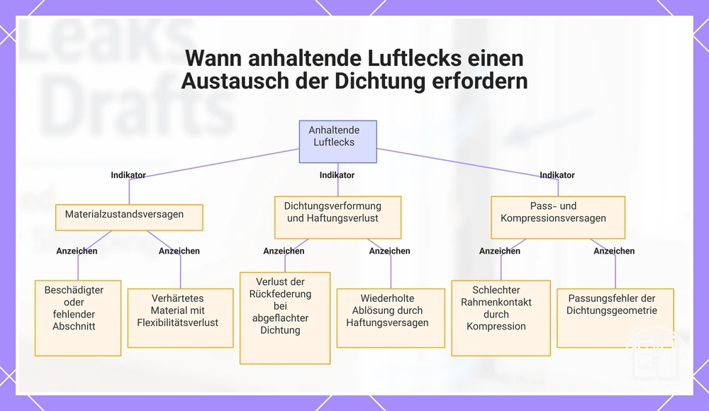Wann anhaltende Luftlecks einen Austausch der Dichtung erfordern