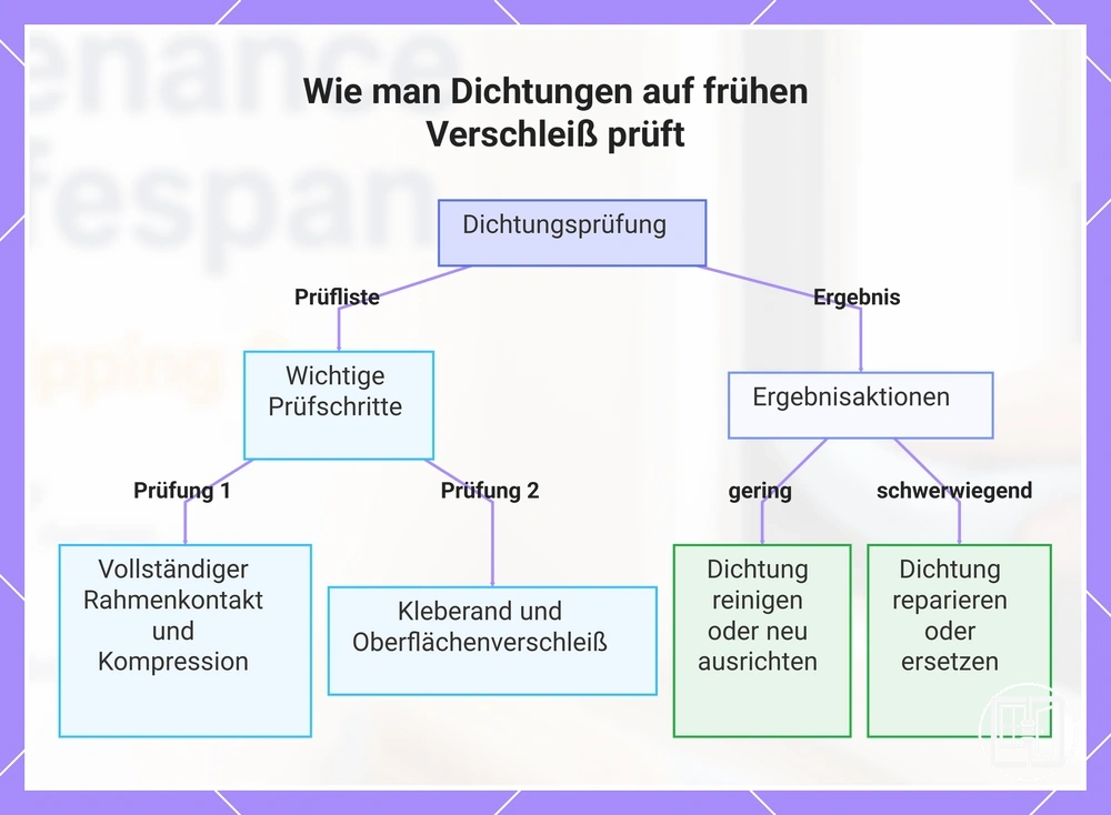 Wie man Dichtungen auf frühen Verschleiß prüft