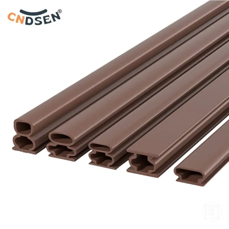Silicone rubber weather stripping seal strip for door and window insulation