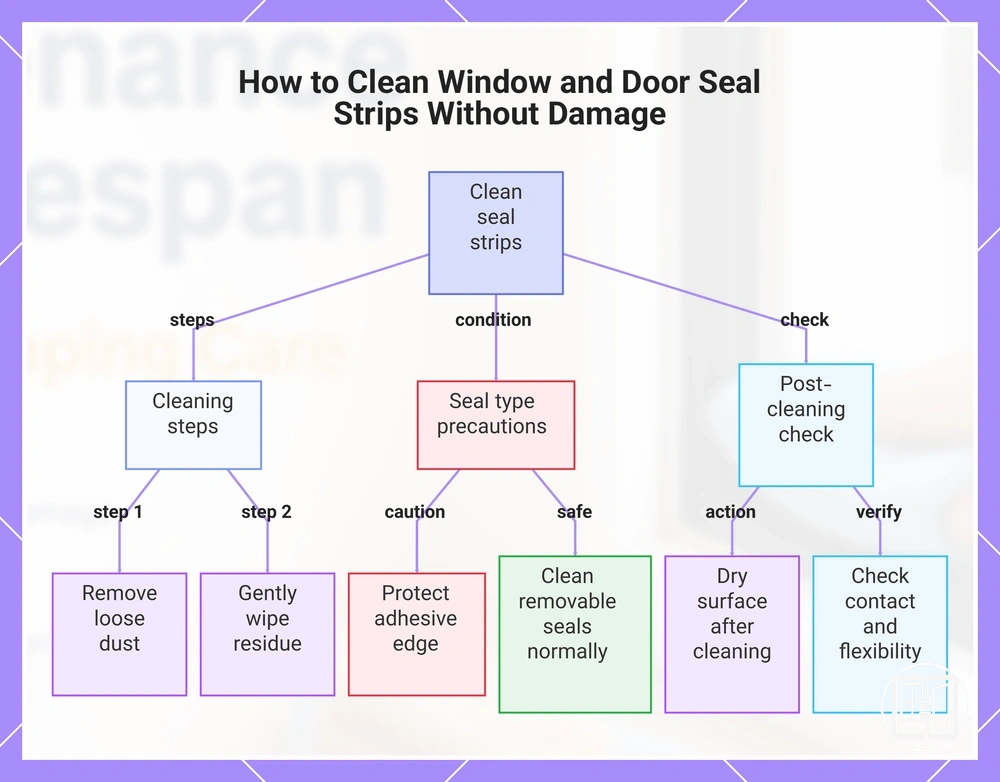 How to Clean Window and Door Seal Strips Without Damage