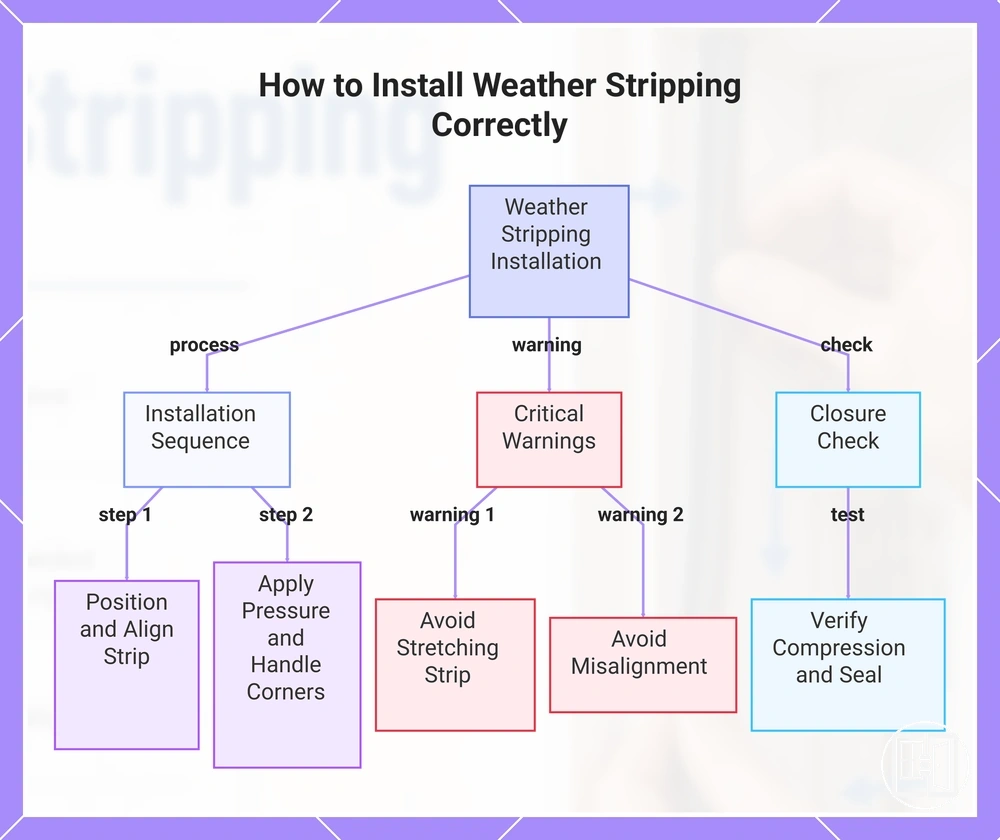 How to Install Weather Stripping Correctly