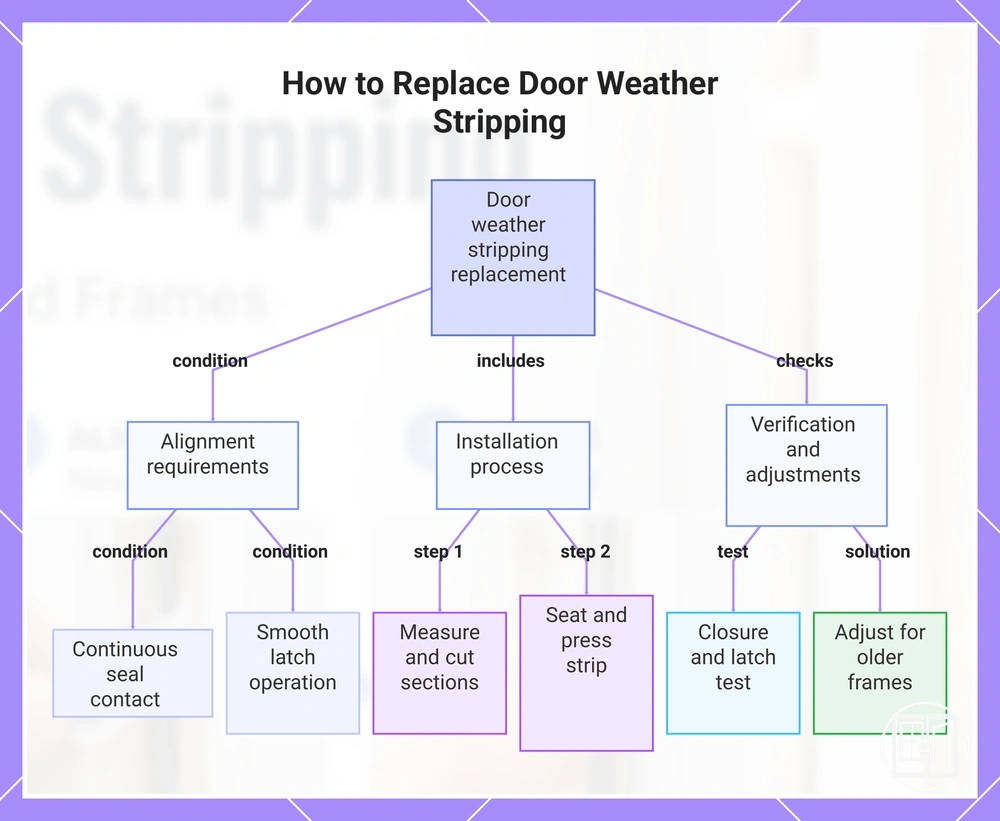 How to Replace Door Weather Stripping