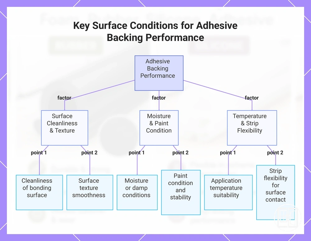 Key Surface Conditions for Adhesive Backing Performance
