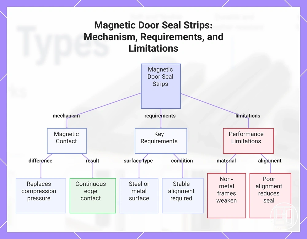 Magnetic Door Seal Strips: Mechanism, Requirements, and Limitations