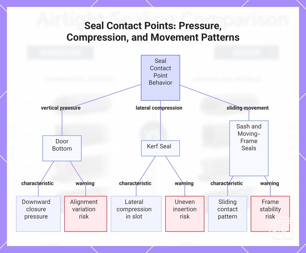 Seal Contact Points: Pressure, Compression, and Movement Patterns