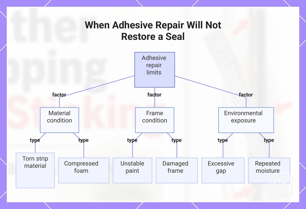 When Adhesive Repair Will Not Restore a Seal