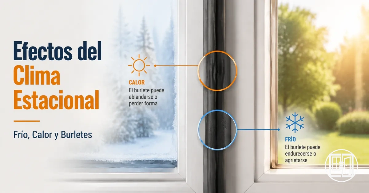 Impacto del clima estacional en el rendimiento de burletes para puertas y ventanas en frío y calor