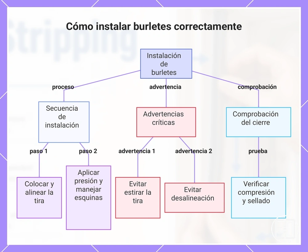 Cómo instalar burletes correctamente