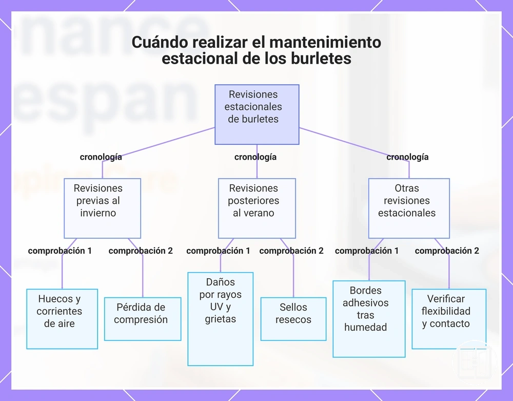 Cuándo realizar el mantenimiento estacional de los burletes