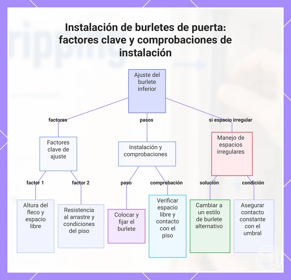Instalación de burletes de puerta: factores clave y comprobaciones de instalación