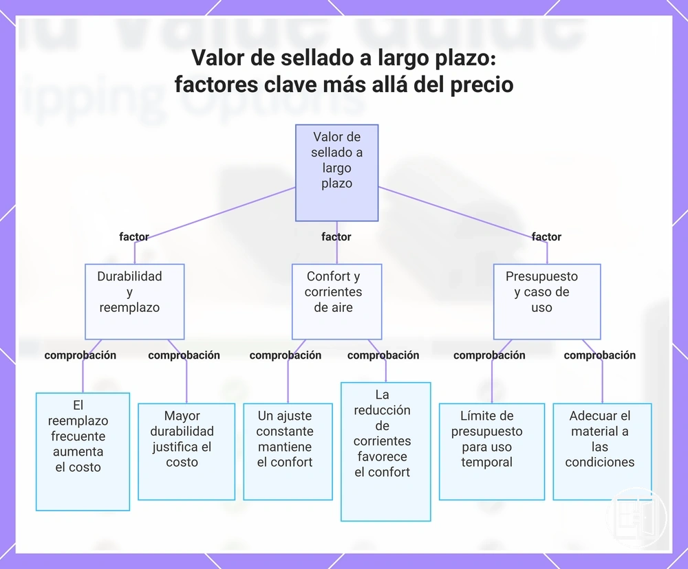 Valor de sellado a largo plazo: factores clave más allá del precio