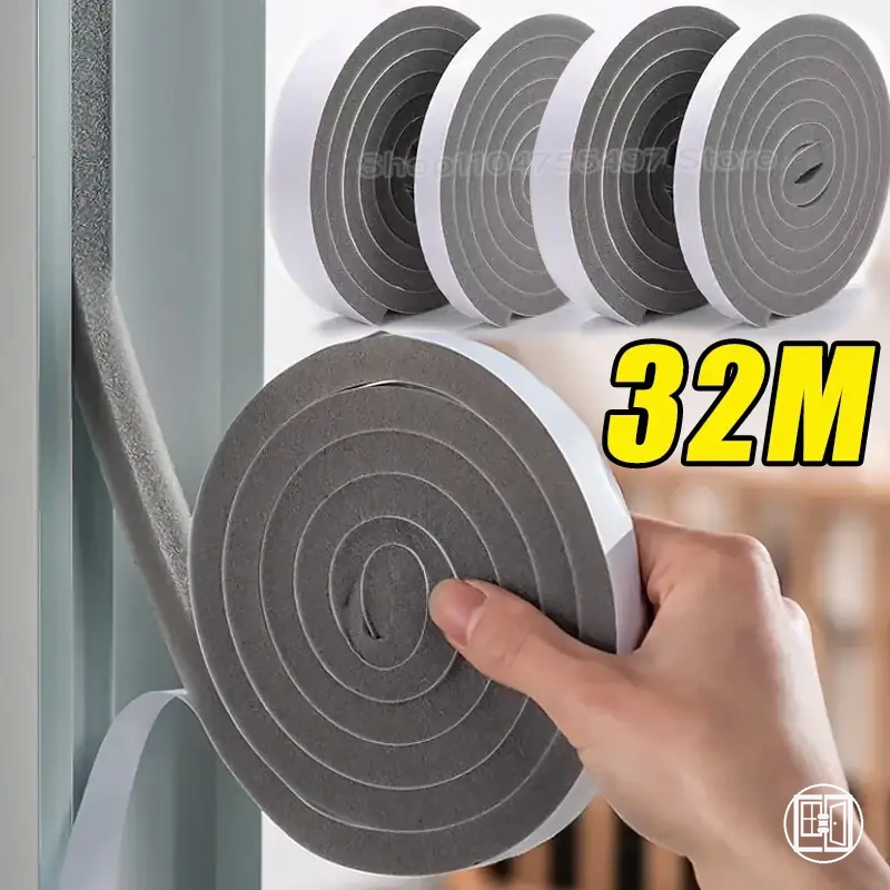 Kit de bandes en mousse pour isolation des fenêtres et portes