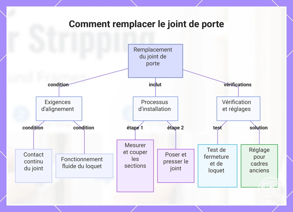 Comment remplacer le joint de porte