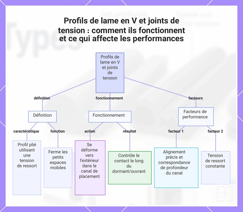 Profils de lame en V et joints de tension : comment ils fonctionnent et ce qui affecte les performances