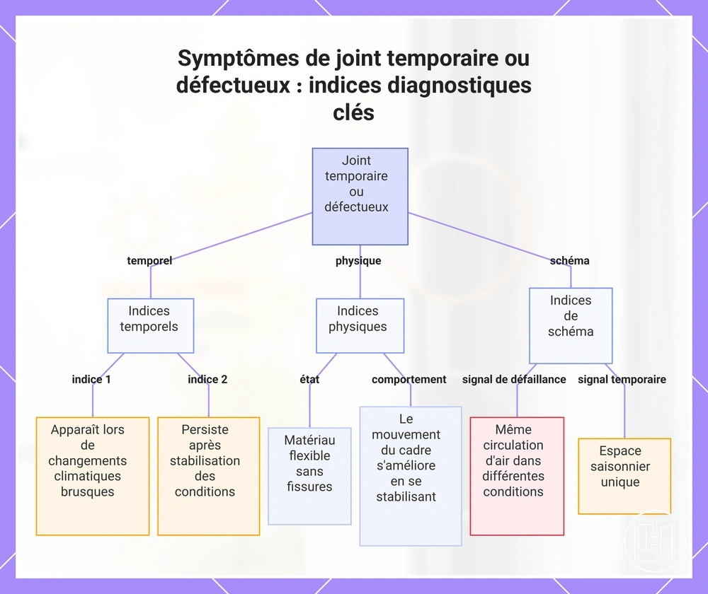 Symptômes de joint temporaire ou défectueux : indices diagnostiques clés
