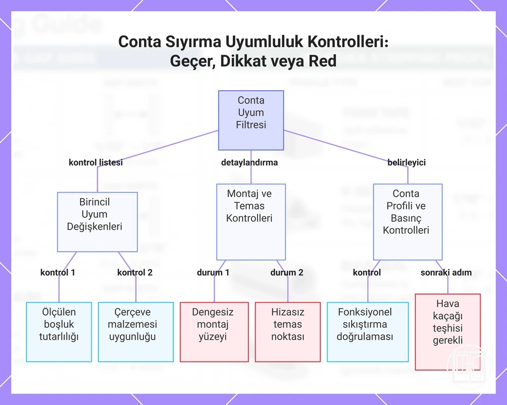 Conta Sıyırma Uyumluluk Kontrolleri: Geçer, Dikkat veya Red