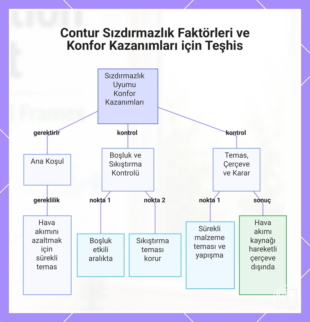 Contur Sızdırmazlık Faktörleri ve Konfor Kazanımları için Teşhis