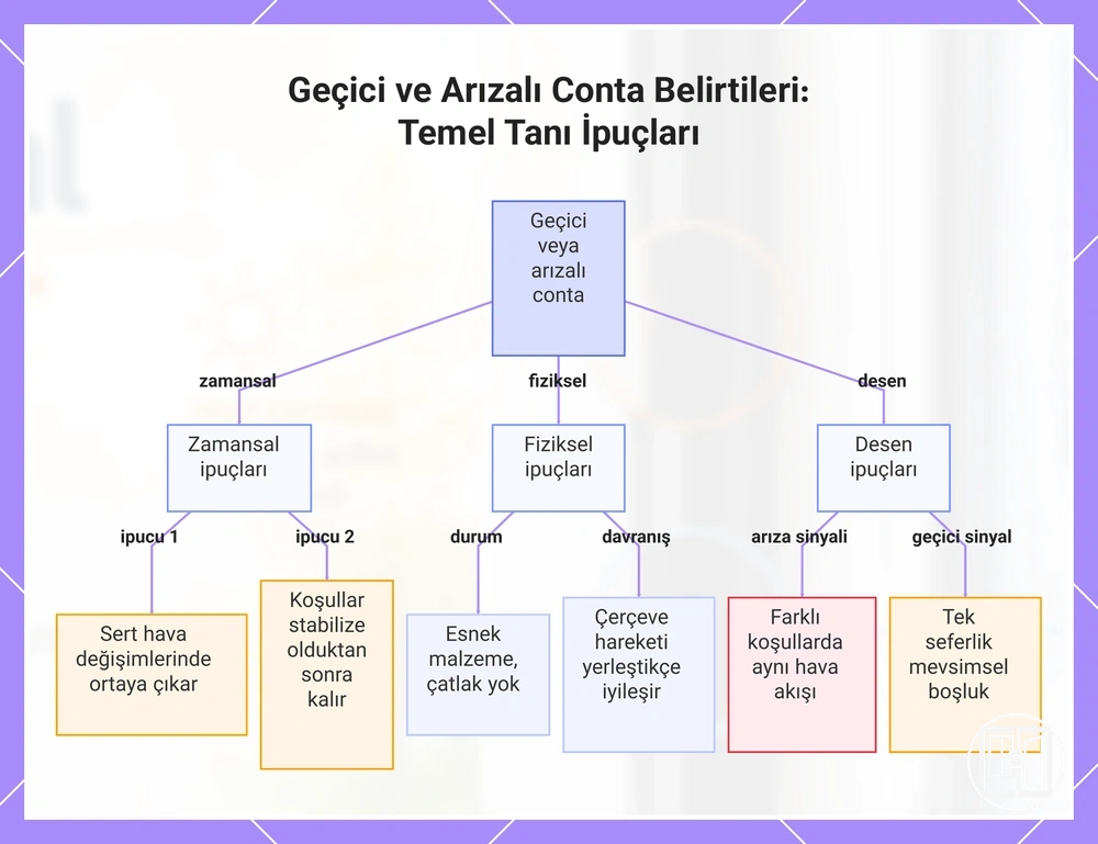 Geçici ve Arızalı Conta Belirtileri: Temel Tanı İpuçları