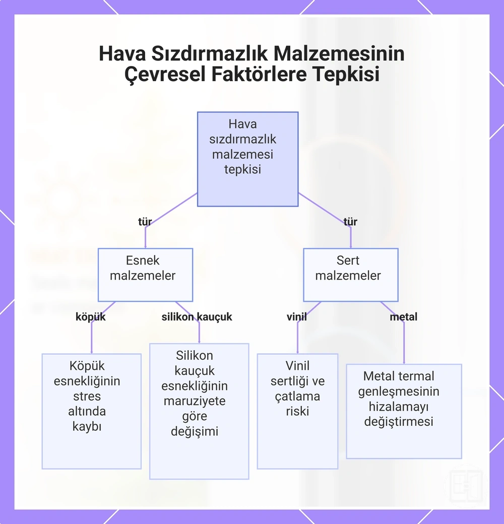 Hava Sızdırmazlık Malzemesinin Çevresel Faktörlere Tepkisi