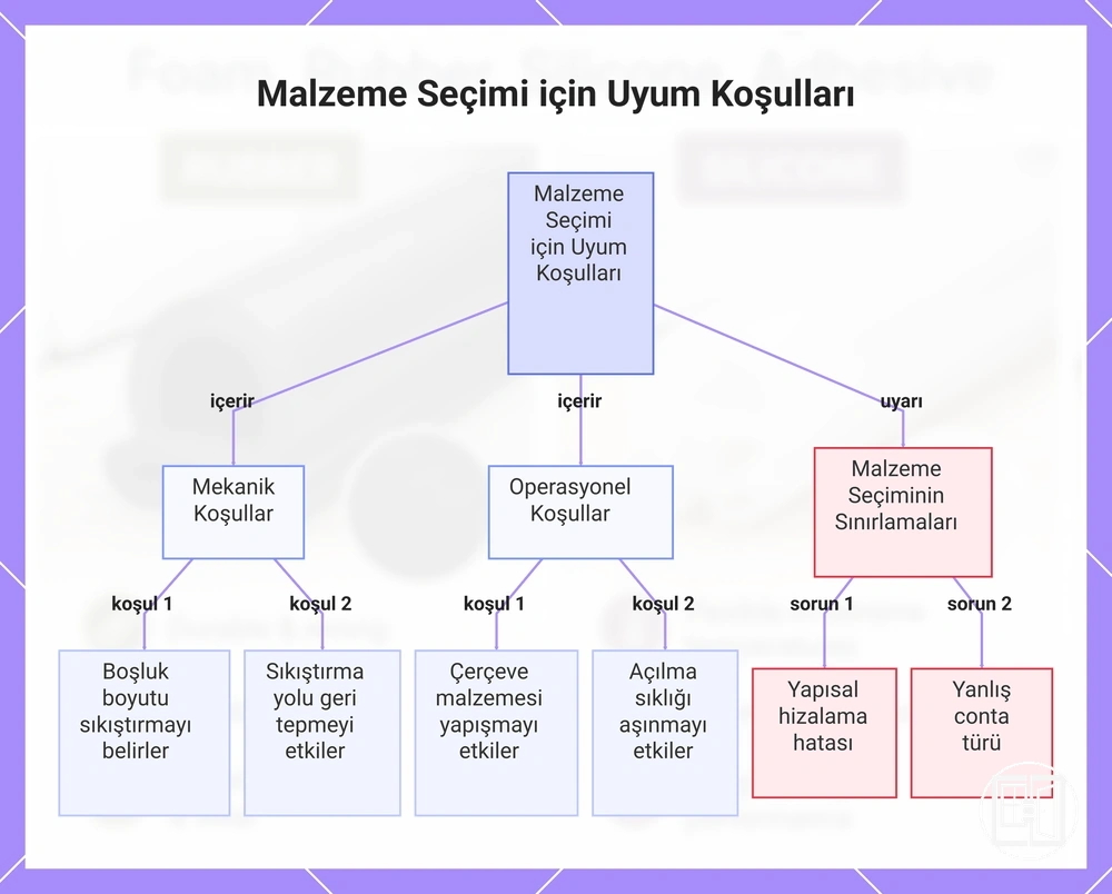 Malzeme Seçimi için Uyum Koşulları