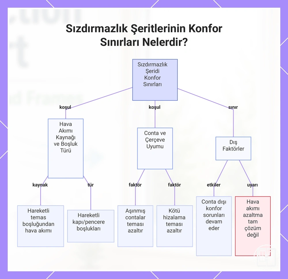 Sızdırmazlık Şeritlerinin Konfor Sınırları Nelerdir?